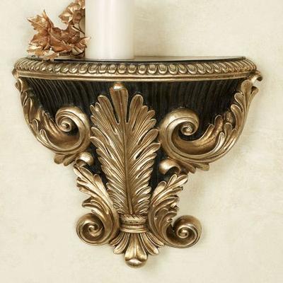 Touch of Class Camila Wall Shelf Black , Black