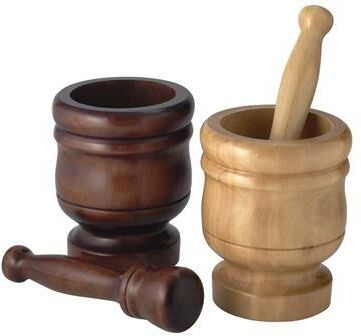 Caper Mortaio Grande 13 cm Noce