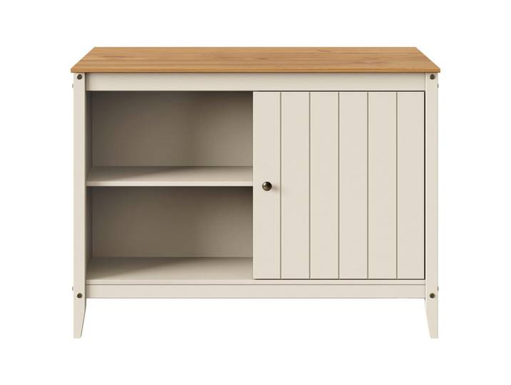 Livetastic Kücheninsel, Braun, Beige, Holz, Pinie, massiv, einzeln stellbar, 122x90x77 cm, Küchen, Küchenmöbel, Kücheninseln