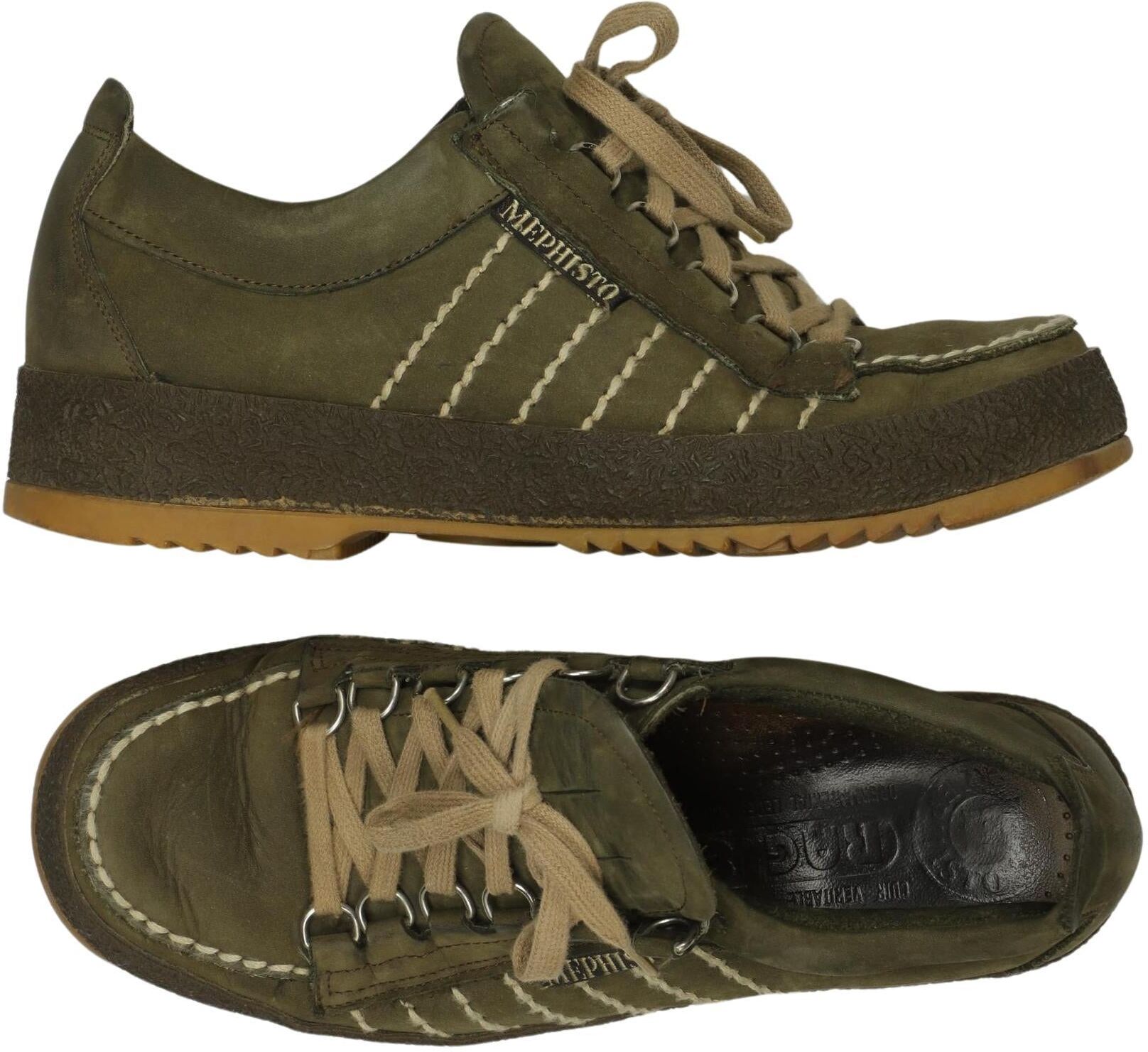 Mephisto Damen Halbschuh, Grün, Gr. EU 39, Leder - Second Hand