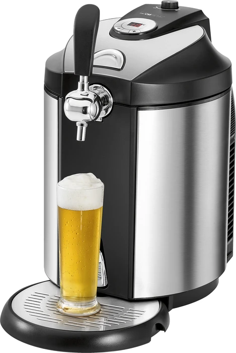Clatronic Bierzapfanlage BZ 3740 (edelstahl/schwarz, Kühlung 2°C - 12°C)