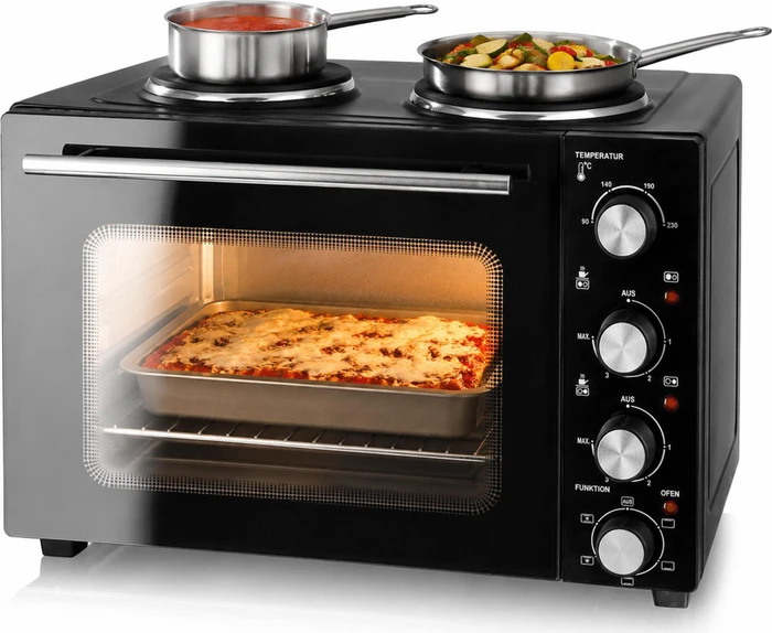 Emerio Ofen mit 2 Kochplatten