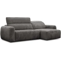 ECKSOFA NERO 4-Sitzer, dunkelgrau