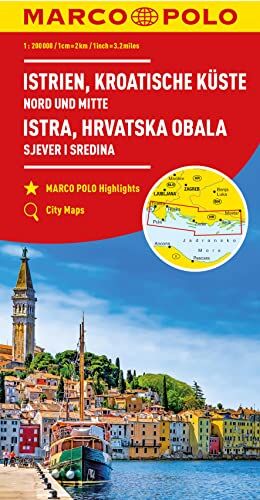 MAIRDUMONT GmbH & Co. KG - MARCO POLO Regionalkarte Kroatische Küste Nord und Mitte 1:200.000: Nord und Mitte - Preis vom 30.09.2026 09:01:18 h