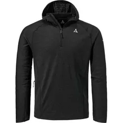 SCHÖFFEL Herren Pullover Fleece Hoody Style Kravica MNS, Größe 56 in Schwarz Schwarz