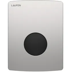 Laufen INEO E-AU 110 Edelstahl-Betätigungsplatte Urinal schwarz, 110 mm