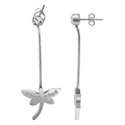 Paar Ohrhänger ADELIA´S "Ohrringe – Ohrstecker aus Edelstahl", Damen, Gr. Damen, Edelstahl, silber, Ohrringe, Eine schöne Geschenkidee für jeden Anlass
