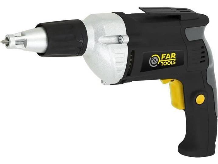 Tournevis Placoplâtre - FARTOOLS - PM 6A - 450 W - Variateur de vitesse - Revêtement bi-matière