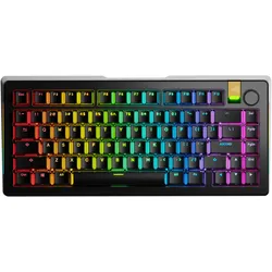Glorious GMMK 3 Pro HE Wireless 75 % Gaming-Tastatur - Pre-Built, ANSI (US), Fox HE Switches, schwar (US, Kabellos), Tastatur, Schwarz