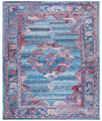 SAFAVIEH Handmade Distressed Vintage Boho Oushak Reinette Oriental Polyester Rug