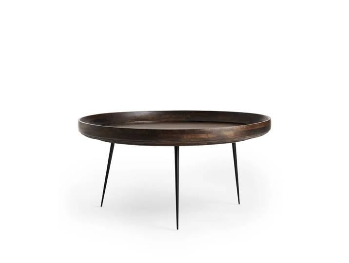Mater Bowl x -large Tisch Mango sirka grey, schwarzes Gestell
