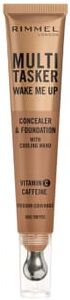 Rimmel London Multi Tasker Wake Me UP Foundation & Concealer #090 - Toffee 20 ml
