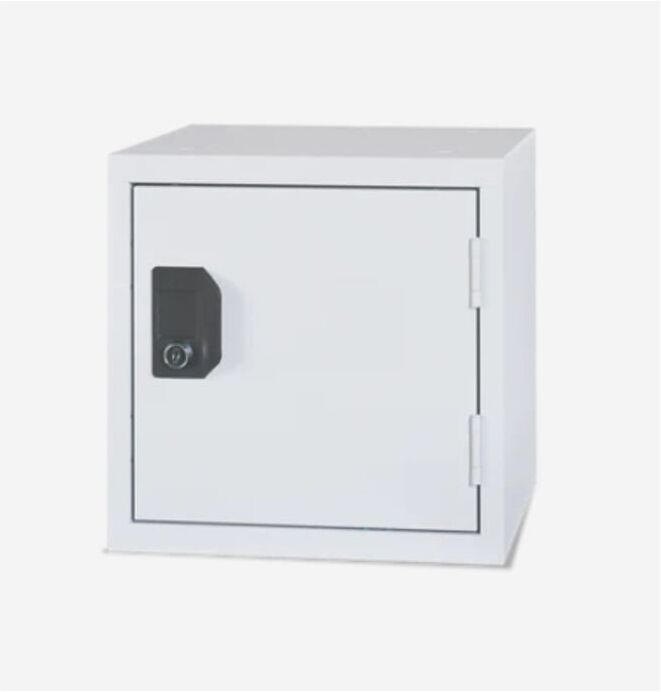 STIER Schließfachwürfel 450 x 450 x 450 mm lichtgrau stapelbar (907633)