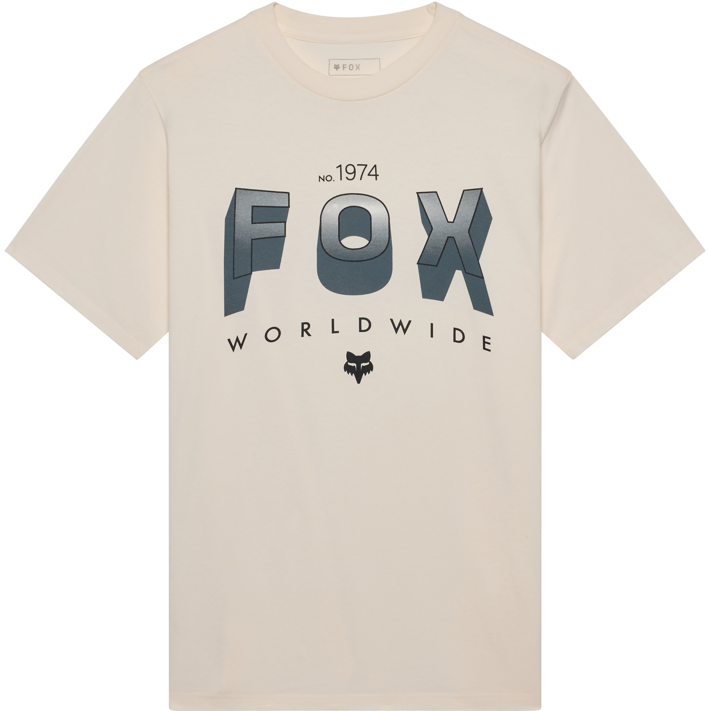 Fox Block 195 Original Herren T-Shirts beige Größe L Lifestyle Hautfreundlich