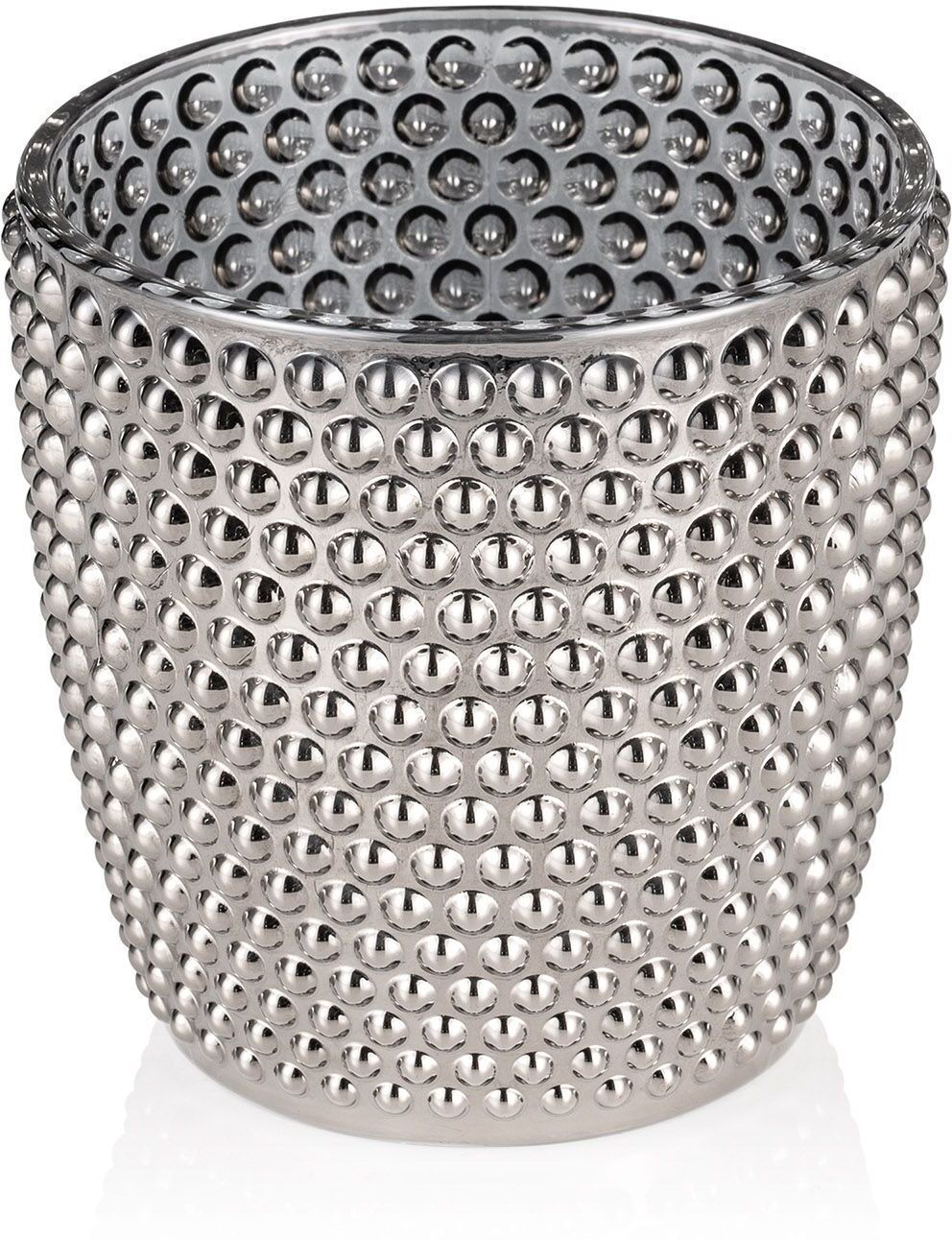 Tirolix Portacandela 9 cm Metallico Nubs