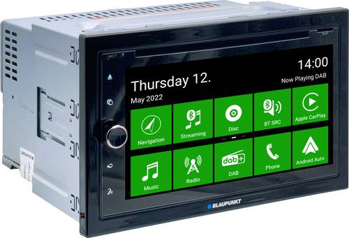 Blaupunkt Copenhagen 700 NAV CAR Moniceiver DAB+ Tuner, Bluetooth-Freisprecheinrichtung, Anschluss für Rückfahrkamera, Anschluss