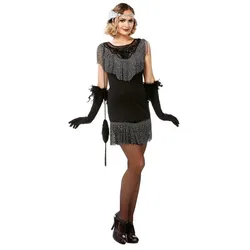 Charleston Kleid "Jordan", schwarz
