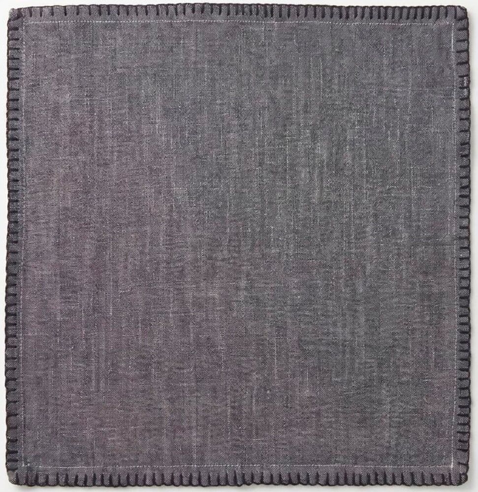 Serviettenhalter HOME AFFAIRE "Serviette in grau 6erSet", grau, B:40cm H:0cm L:40cm, Serviettenhalter, Serviettenhalter
