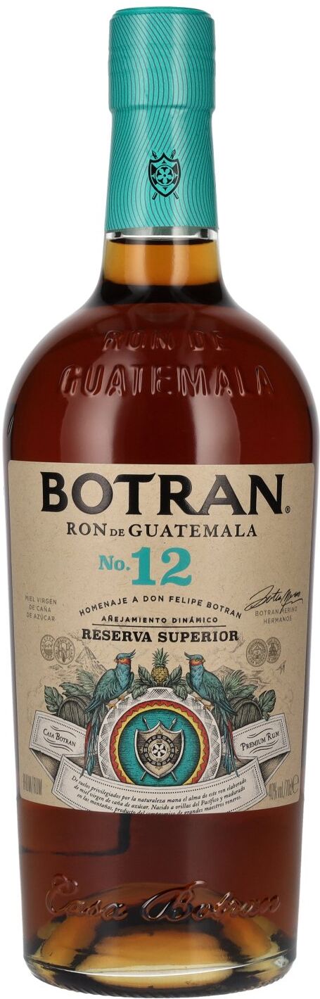 Ron Botran Botran Ron de Guatemala No. 12 Reserva Superior 40% Vol. 0,7l