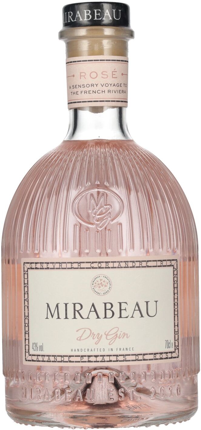 Mirabeau Dry Gin Rosé 43% Vol. 0,7l