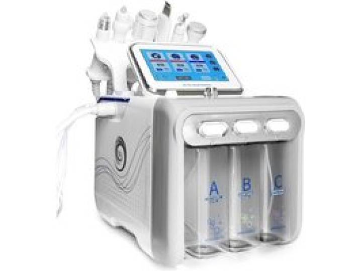 Machine Hydrafacial 6 En 1 Avec Technologie Hydrogène Oxygène Appareil Beauté Visage Pour Nettoyage Des Pores Hydratation 350W
