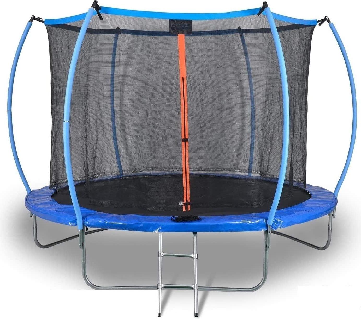 DUNLOP Trampolin X-Tramp - Gartentrampolin 305 cm, 4 Kinder oder 3 Erwachsene, Outdoor / Draussen Hüpf Spielgerät Springen Hüpfen Sport Trampoline