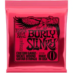 Ernie Ball Slinky Nickel, Burly 11-52 (6x, E-Gitarre, 0.05"), Saiten