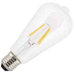 Bailey | LED Edison Sensor Lampe Tag/Nacht | Große Fassung E27 | 4W (ersetzt 60W)