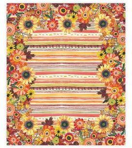 Laural Home Harvest Snippets Tablecloth