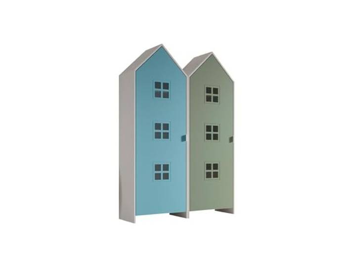 Vipack Casami Brügge Schrank-Kombination, 2-teilig, Blau / Grün