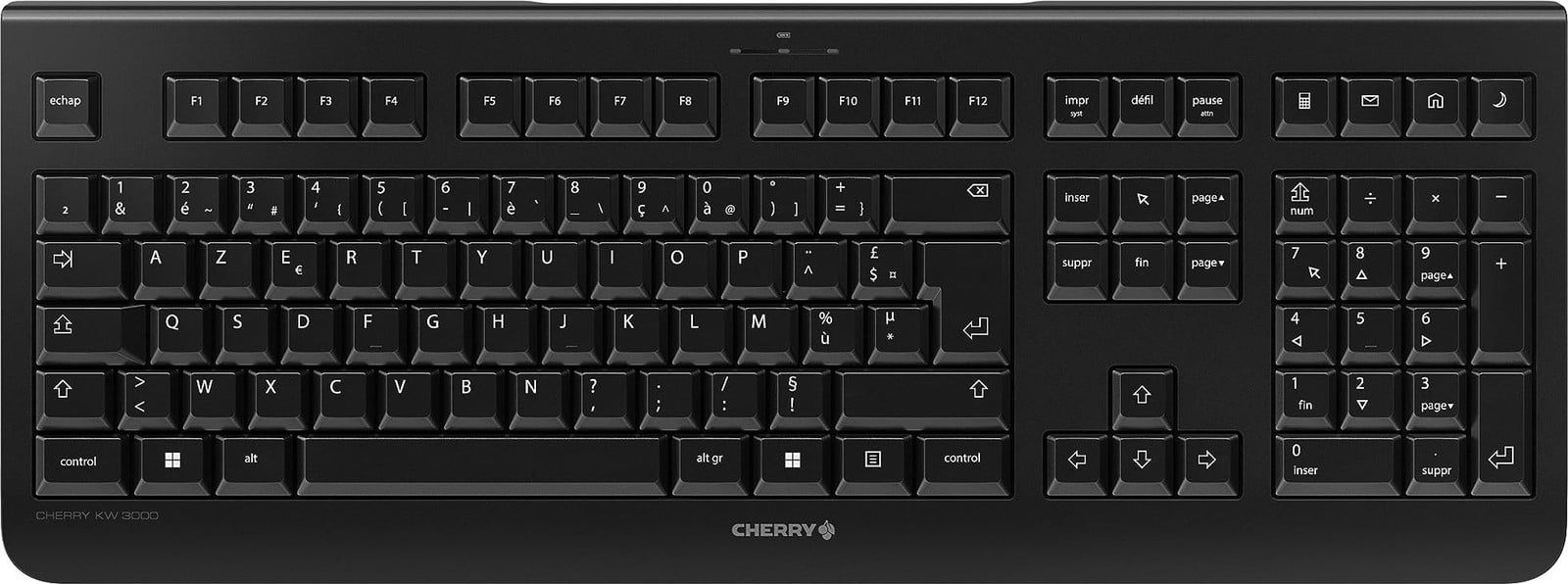 Cherry KW 3000 Draadloos Toetsenbord AZERTY Zwart