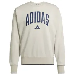 adidas Z.N.E. College Style Sweatshirt Herren - beige/blau - 2XL