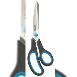 SIGMA Schere SC07, 24.6 cm, Edelstahl/Polypropylen, blau/schwarz