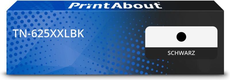 PrintAbout Toner kompatibel mit Brother TN-625XXLBK - Schwarz - Extra hohe Kapazität