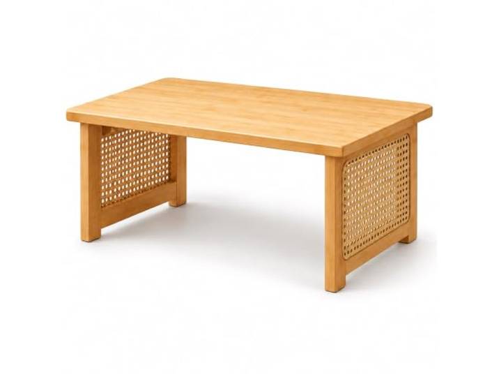Kraftpaid Klappbarer Japanischer Niedriger Tisch,Tatami Tisch Klappbar Leicht Zu Verstauen,Faltbar,Wasserdicht,FüR Wohnzimmer Teesimmer Balkon Bay Fenster