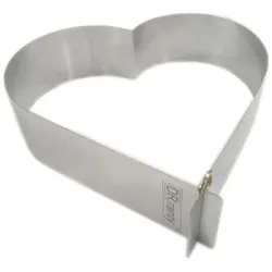 Herzform 35 cm ohne Boden (Höhe: 8 cm)
