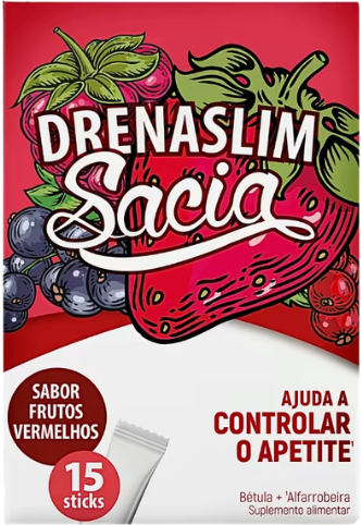 Drenaslim Sacia Suplemento Alimentar para Controlo do Apetite 15un