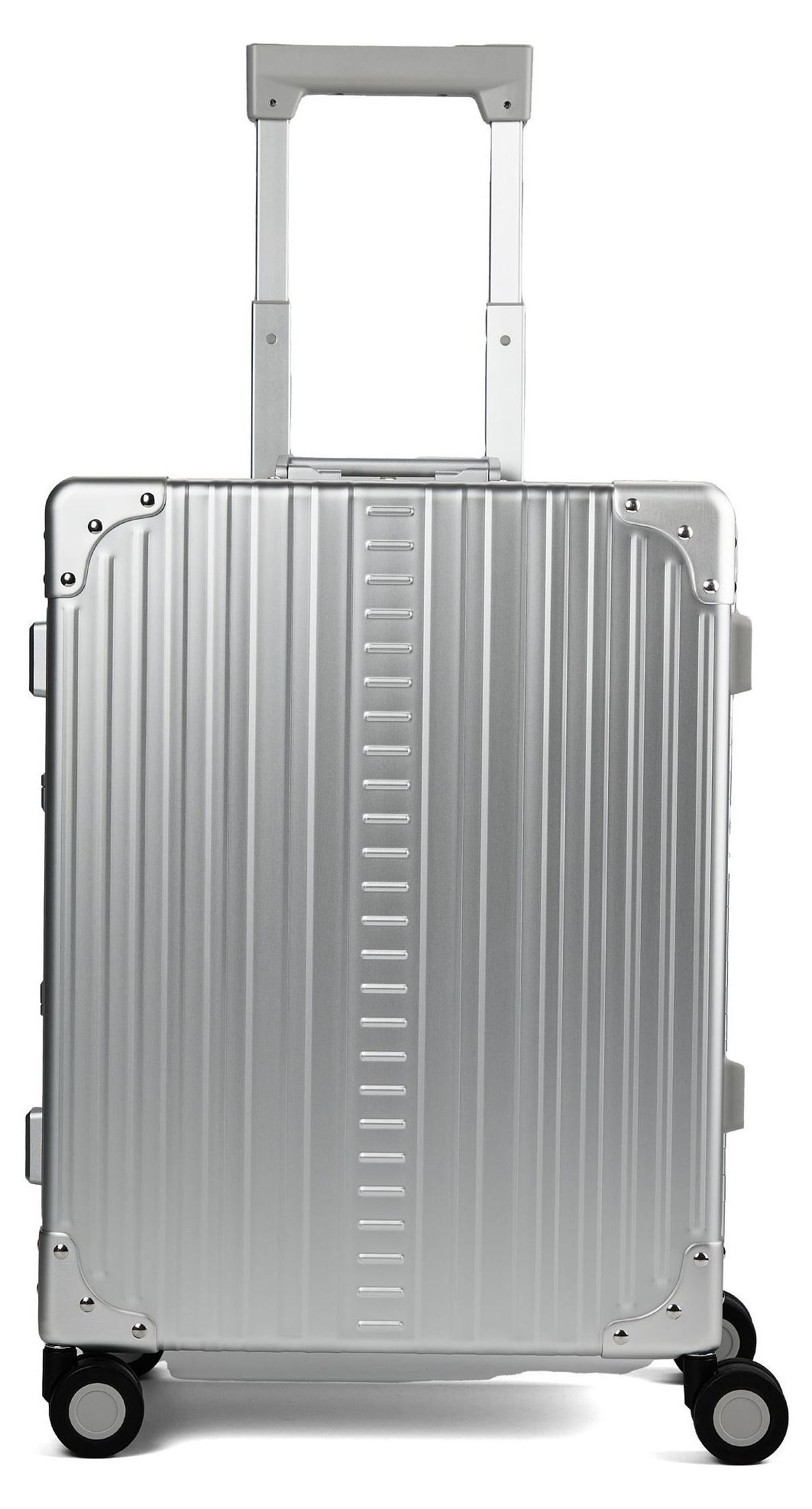 Aleon Traveler Domestic 4-Rollen Kabinentrolley Aluminium 55 cm