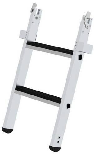 MUNK Günzburger Steigtechnik 012042 Aluminium Stufen-Baugrubenleiter