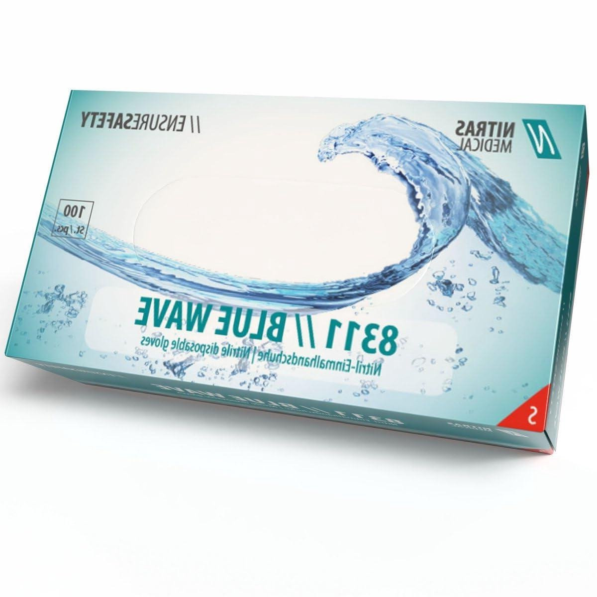Wegwerphandschoenen Nitril Blauw - Latexvrij - 100 stuks