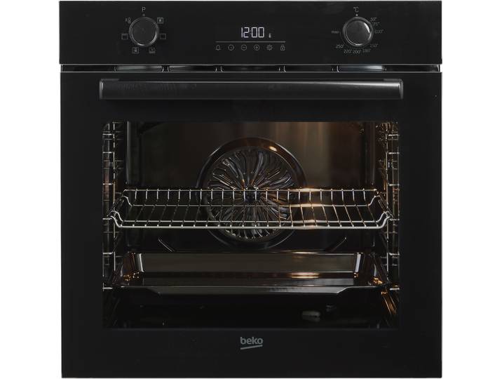 BEKO Backofen BBIE17300B , Energieeffizienz: A, schwarz, B:59,4cm H:59,5cm T:56,7cm, Backöfen, SteamShine – Die Dampfreinigung des Backofens, Backofen