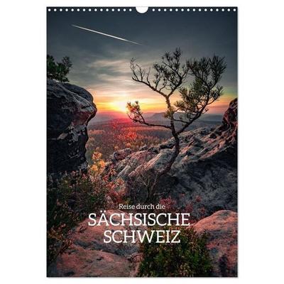Reise durch die Sächsische Schweiz (Wandkalender 2027 DIN A3 hoch), CALVENDO Monatskalender