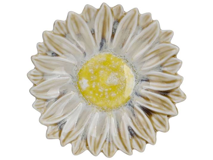 Dekoteller Natural & Feminine Glamour weiss Keramik - Dekoteller
