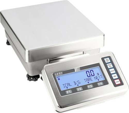 Kern FEJ 62K-4DM Präzisionswaage Wägebereich (max.) 62kg Ablesbarkeit 0.1 g, 1g über Steckernetzteil Silber