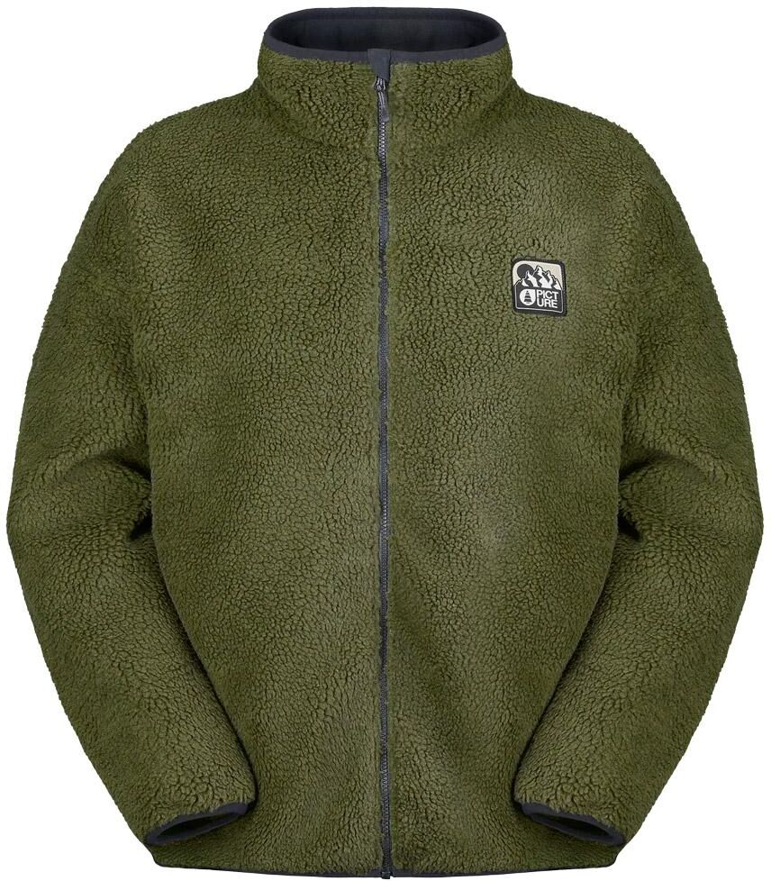 Picture  - Hafdals Emb Zip Tobaco - S - Polaire