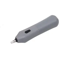 bind elektrischer Radierer ABS batteriebetriebener Radierer Präzisionsradierer Radiergummi Radierstift grau 70523
