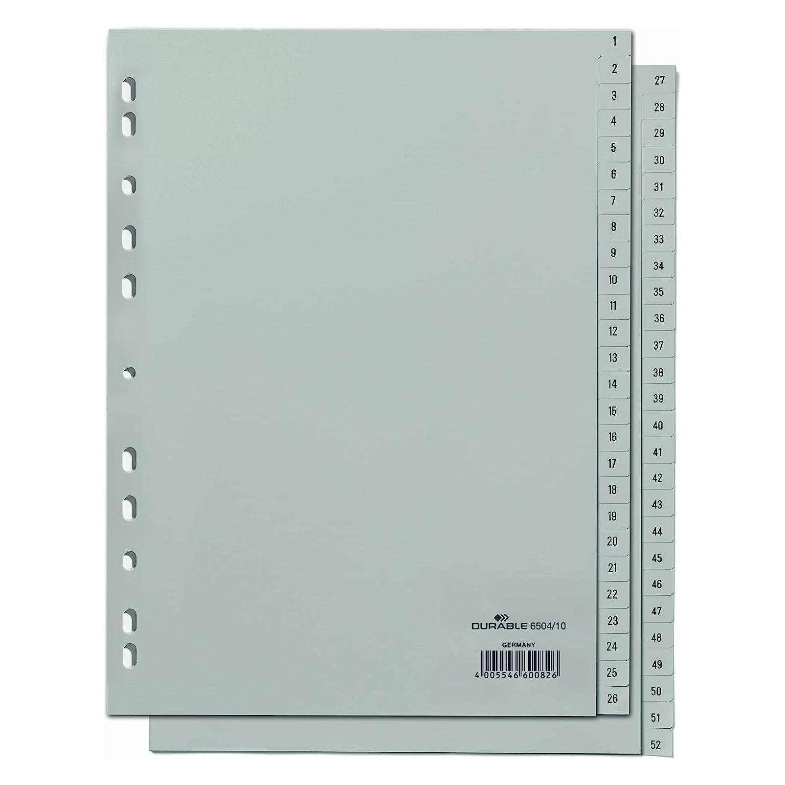 Durable Register A4 1-52 (650410)