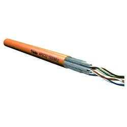 Elmat Schlagheck Datenkabel Cat7A 1500MHz B2ca 4P22 S/FTP LSHF-FR orange RG100m