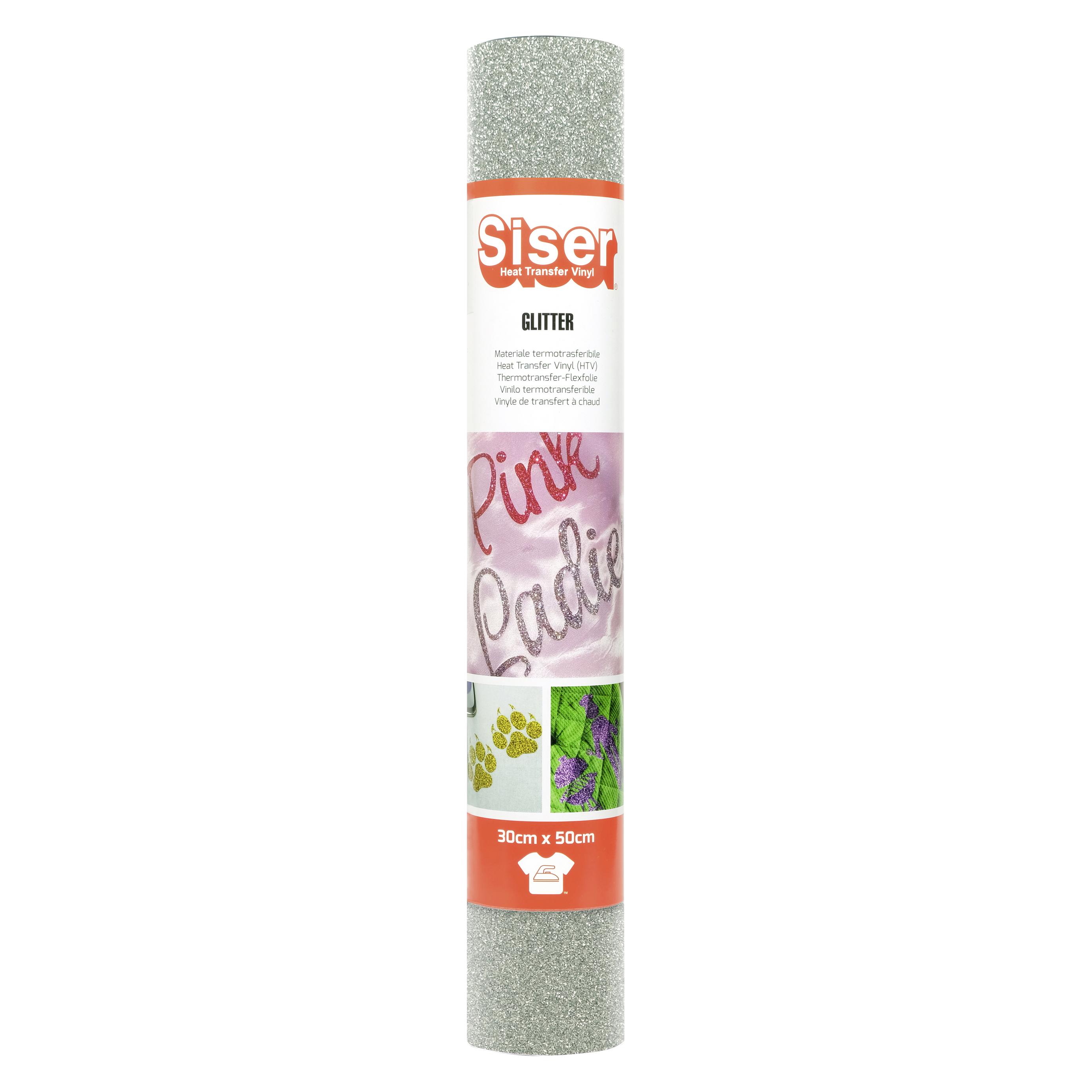 Siser Transferfolie für Cad-Cut Schnittbreite 30 cm Silber (1FGLITT-AG-3050)