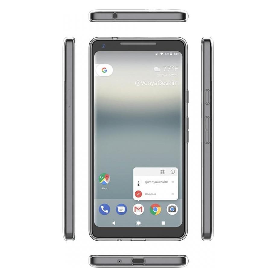 Screenguard Google Pixel 2 Flexible TPU Clear Case (Google Pixel 2 XL) (00024885)